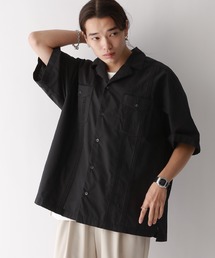 RAGEBLUE | ライン刺繍/オーバーサイズキューバシャツ(シャツ/ブラウス)