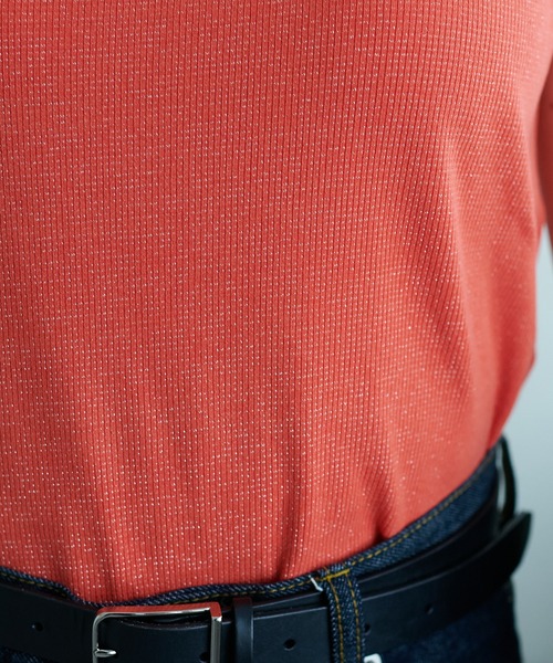 DISCOAT(ディスコート)の「ラメワッフルタンクトップ(タンクトップ・レディース・オフホワイト/チャコールグレー/グリーン系その他/オレンジ・FREE)」の13枚目の写真