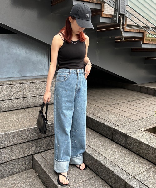 ISOOK（アイスー）の「【ISOOK / アイスー】アメリカンスリーブタンクトップ / アメスリタンク キャミソール インナーキャミ ZOZOTOWN限定（タンクトップ・レディース・ブラック/ネイビー/ホワイト・FREE）」の21枚目の写真