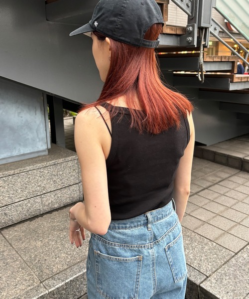 ISOOK（アイスー）の「【ISOOK / アイスー】アメリカンスリーブタンクトップ / アメスリタンク キャミソール インナーキャミ ZOZOTOWN限定（タンクトップ・レディース・ブラック/ネイビー/ホワイト・FREE）」の22枚目の写真