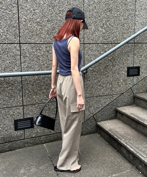 ISOOK（アイスー）の「【ISOOK / アイスー】アメリカンスリーブタンクトップ / アメスリタンク キャミソール インナーキャミ ZOZOTOWN限定（タンクトップ・レディース・ブラック/ネイビー/ホワイト・FREE）」の18枚目の写真