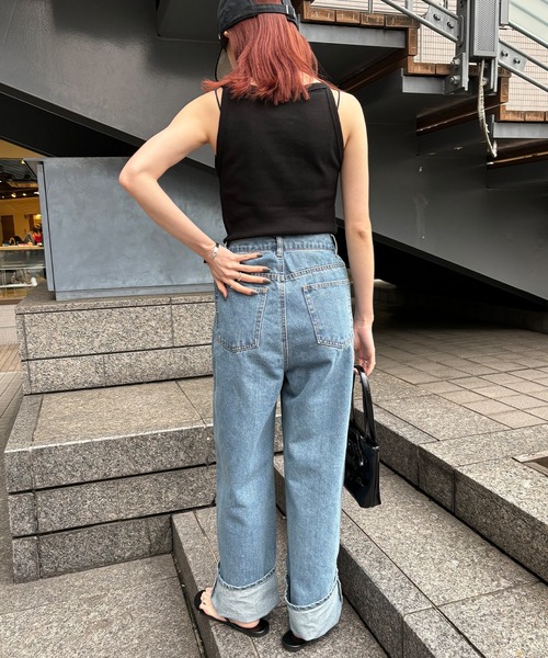 ISOOK（アイスー）の「【ISOOK / アイスー】アメリカンスリーブタンクトップ / アメスリタンク キャミソール インナーキャミ ZOZOTOWN限定（タンクトップ・レディース・ブラック/ネイビー/ホワイト・FREE）」の16枚目の写真