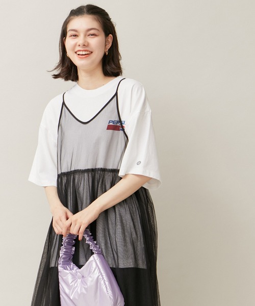 DISCUS ATHLETIC(ディスカス アスレチック)の「【DISCUS ATHLETIC×PEPSI】プリントTシャツ(Tシャツ/カットソー・レディース・ホワイト系その他5・38)」の4枚目の写真