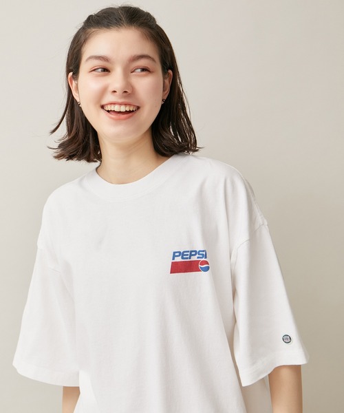 DISCUS ATHLETIC(ディスカス アスレチック)の「【DISCUS ATHLETIC×PEPSI】プリントTシャツ(Tシャツ/カットソー・レディース・ホワイト系その他5・38)」の5枚目の写真