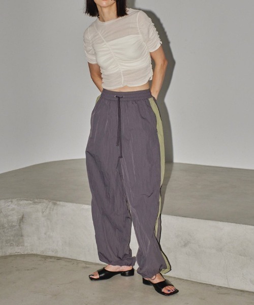 TODAYFUL（トゥデイフル）の「TODAYFUL Nylon Line Pants 12410716