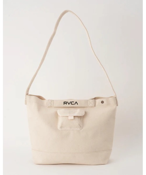 RVCA（ルーカ）の「RVCA メンズ CANVAS BAG バッグ 【2024年夏モデル】/ルーカコットンキャンバストートバッグ（ショルダーバッグ・メンズ・ホワイト/ブラック・FREE）」の7枚目の写真