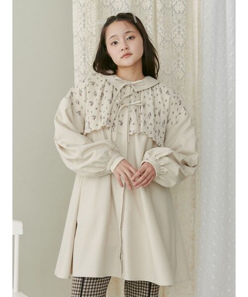 merry jenny petit flower ribbonミニワンピース merry jenny(メリージェニー)の「petit flower ribbonミニ