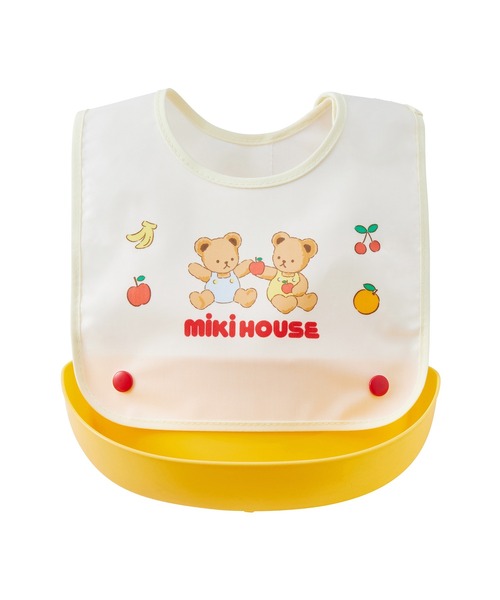 MIKI HOUSE（ミキハウス）の「ポケットランチスタイ（マグ/哺乳瓶/お食事グッズ・キッズ・イエロー・ONE SIZE）」の10枚目の写真