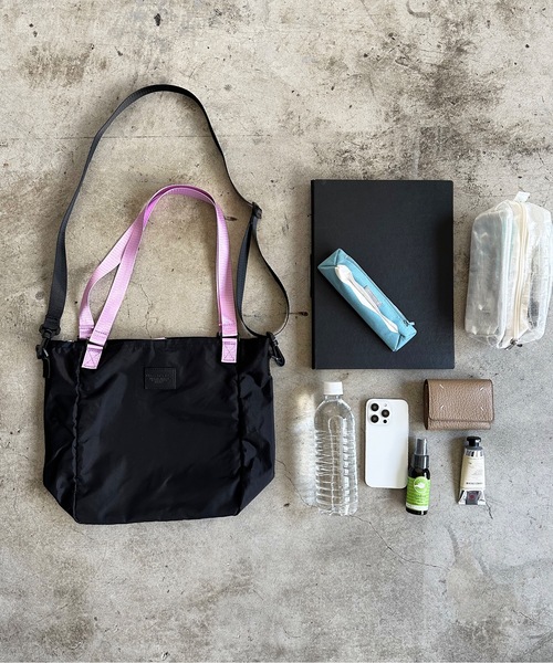 SPRUCE（スプルース）の「EM:SPRUCE 軽量　A４収納可 エムス2WAYトート（ショルダーバッグ・レディース・ブラック/グレー/ベージュ/カーキ・FREE）」の9枚目の写真