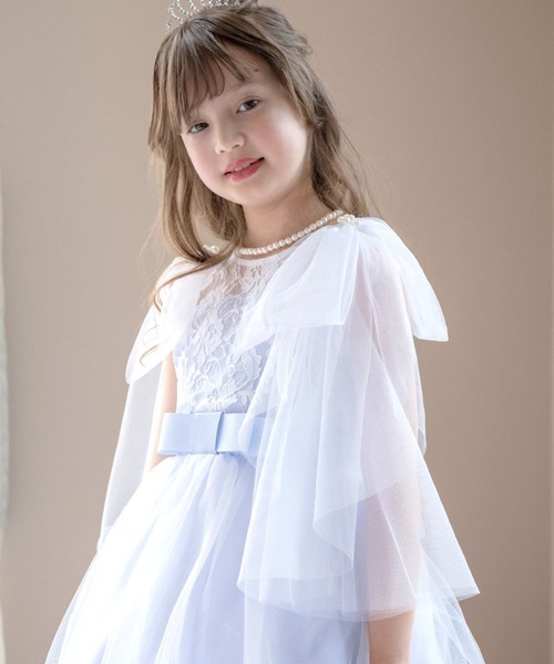 Catherine Cottage（キャサリンコテージ）の「ふわふわ付け袖（ドレス・キッズ・ピンク系1/ピンク系2/ピンク系3/ネイビー系1/グリーン系2/ベージュ系2/ホワイト系1/レッド系1/ライラック系1/ホワイト系2/レッド系2/ライラック系2/ネイビー系3/レッド系3/ライラック系3/グリーン系1/ベージュ系1/ホワイト系3/ベージュ系3・FREE）」の2枚目の写真