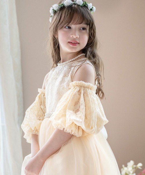 M*☆様 チャコット　チュチュ　MB 袖付き　美品　金色縁取り・レース・ビーズ装 セール】ふわふわ付け袖（ドレス）｜Catherine Cottage（キャサリン