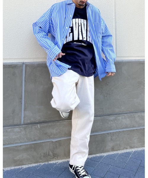 RGY(アールジーワイ)の「【RGY】REVIVAL 発泡PT ビッグシルエットTシャツ (CP)(Tシャツ/カットソー・レディース・ネイビー/ブラック/ホワイト・M/L)」の21枚目の写真