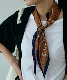 marjour | BICOLOR PAISLEY SCARF(バンダナ/スカーフ)