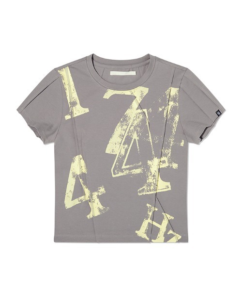 KIRSH COLLECTION PIN TUCK POINT GRAPHIC T-SHIRT キルシー