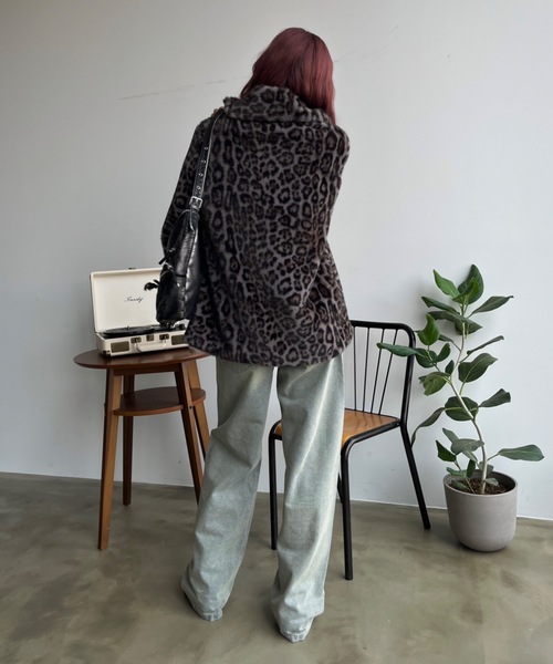 SHAGGIE（シャギー）の「ヴィンテージオーバーダイカーブデニムパンツ（デニムパンツ・レディース・ブルー・XS/S/M）」の19枚目の写真