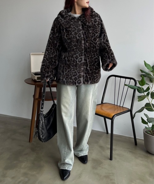 SHAGGIE（シャギー）の「ヴィンテージオーバーダイカーブデニムパンツ（デニムパンツ・レディース・ブルー・XS/S/M）」の18枚目の写真