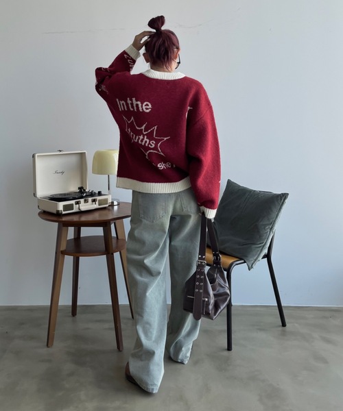 SHAGGIE（シャギー）の「ヴィンテージオーバーダイカーブデニムパンツ（デニムパンツ・レディース・ブルー・XS/S/M）」の17枚目の写真