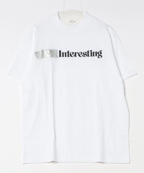 GENXDER(ノンジェンダー)の「【GENXDER】アルファベットプリントTシャツ (SS)(Tシャツ/カットソー・メンズ・ブラック/ホワイト・MEDIUM/LARGE/X-LARGE)」の13枚目の写真