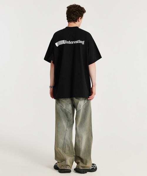 GENXDER(ノンジェンダー)の「【GENXDER】アルファベットプリントTシャツ (SS)(Tシャツ/カットソー・メンズ・ブラック/ホワイト・MEDIUM/LARGE/X-LARGE)」の5枚目の写真