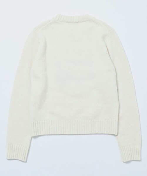 GANNI（ガニー）の「GANNI/ガニー GRAPHIC SOFT WOOL MIX KNIT / K2218 / グラフィックソフトウールミックスニット（ニット/セーター・レディース・オフホワイト・SMALL）」の7枚目の写真
