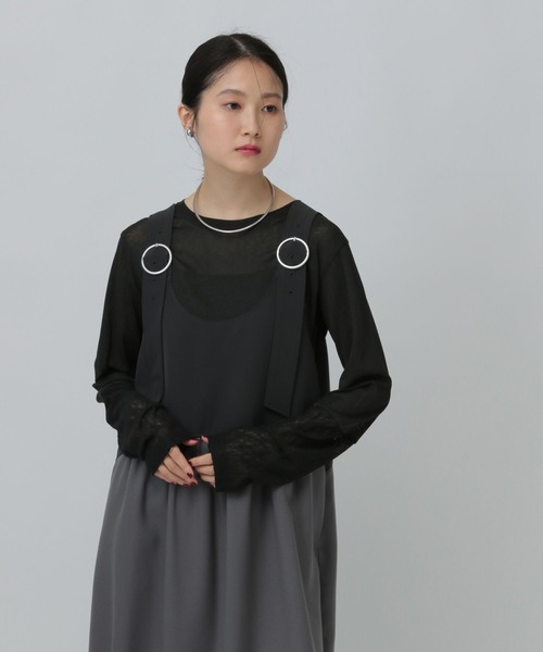 LEPSIM（レプシィム）の「袖切り替えプルオーバー　140912（Tシャツ/カットソー・レディース・オフホワイト/ブラック×グリーン/ブルー/ホワイト×ブルー/ブラック×レッド/ブラック系その他/ブラック×ブルー/ホワイト×イエロー/ホワイト×ピンク/オレンジ/レッド/レオパード/ブラック系その他2/ホワイト系その他/ブラック×グレー/ホワイト×ブラック/ホワイト×ホワイト/グレー×ピンク/ブラック系その他3/ブラック系その他5/ホワイト系その他2/ブラック系その他4/ブラック×イエロー・FREE）」の17枚目の写真