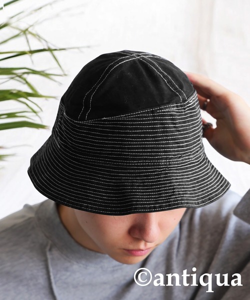 ステッチデザインハット（ハット）｜antiqua（アンティカ）