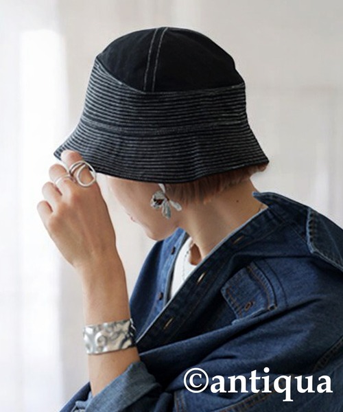 ステッチデザインハット（ハット）｜antiqua（アンティカ）