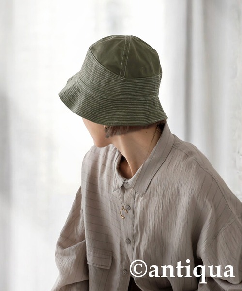 ステッチデザインハット（ハット）｜antiqua（アンティカ）