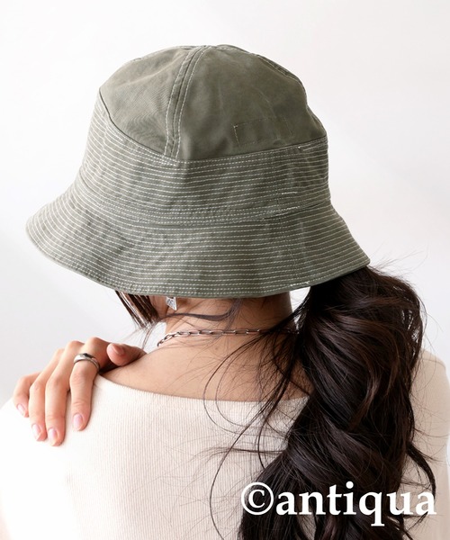 ステッチデザインハット（ハット）｜antiqua（アンティカ）