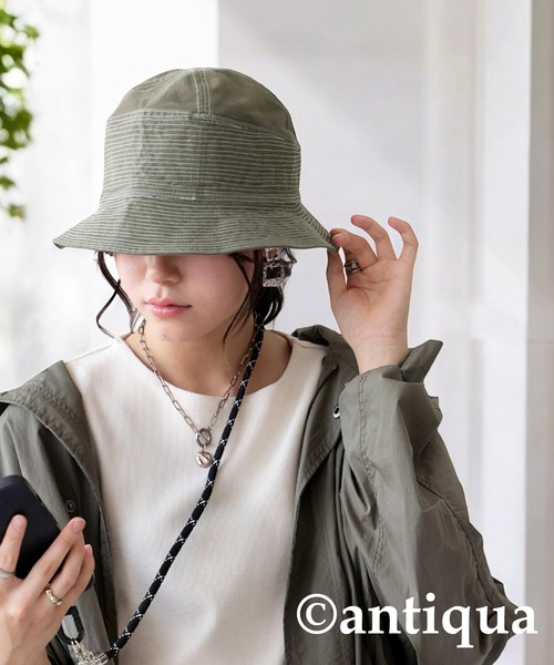ステッチデザインハット（ハット）｜antiqua（アンティカ）
