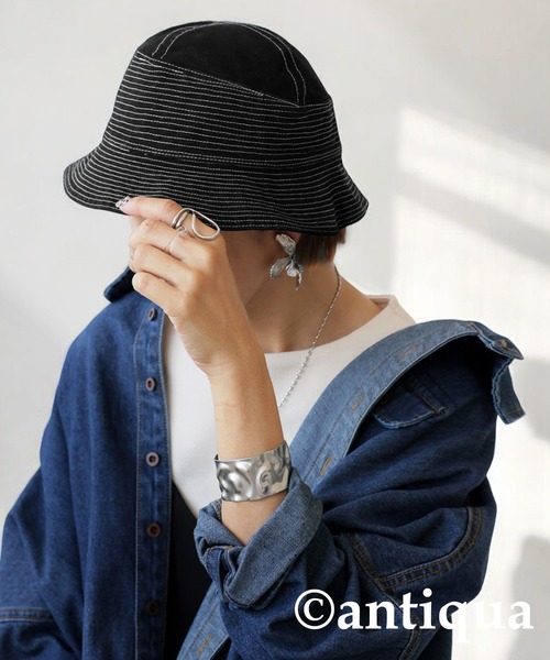 ステッチデザインハット（ハット）｜antiqua（アンティカ）
