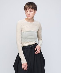 AEWEN MATOPH | ＜AEWEN MATOPH＞ベロア ロングスリーブ Tシャツ(Tシャツ/カットソー)