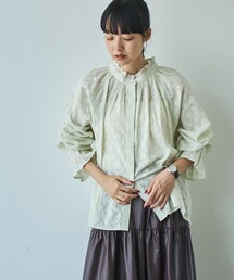 MARKET(マーケット)カットジャガード2wayフリルブラウス