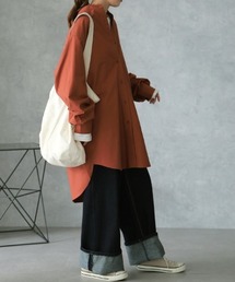 HUG.U | ガシっとバンドカラーシャツ(シャツ/ブラウス)