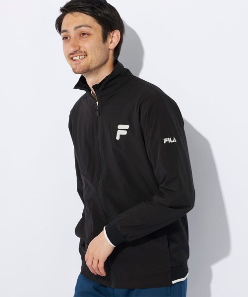 FILA（フィラ）の「撥水・透湿トラックジャケット（ブルゾン・メンズ・グレー/ブラック/バーガンディー・MEDIUM/LARGE/X-LARGE）」の13枚目の写真