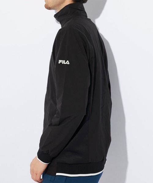 FILA（フィラ）の「撥水・透湿トラックジャケット（ブルゾン・メンズ・グレー/ブラック/バーガンディー・MEDIUM/LARGE/X-LARGE）」の15枚目の写真