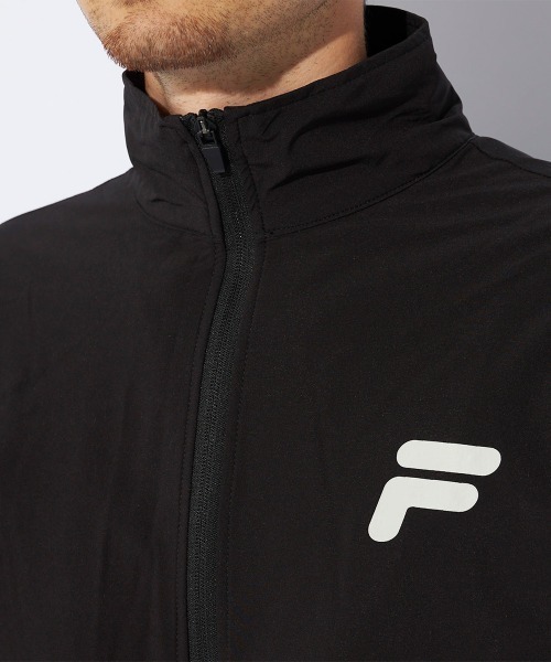 FILA（フィラ）の「撥水・透湿トラックジャケット（ブルゾン・メンズ・グレー/ブラック/バーガンディー・MEDIUM/LARGE/X-LARGE）」の17枚目の写真