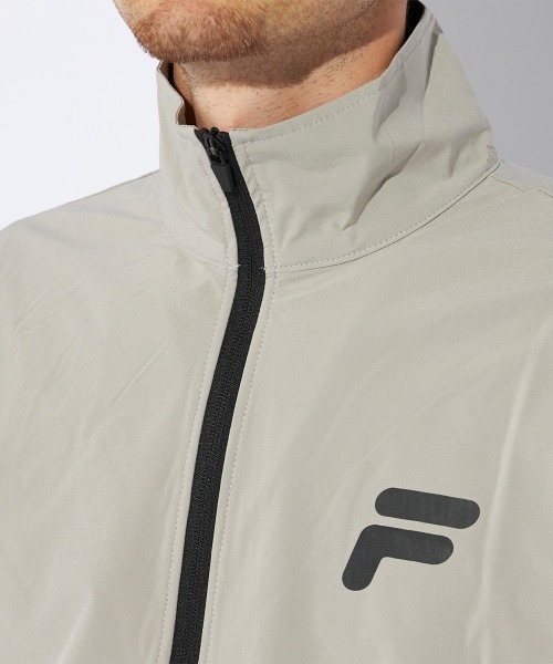 FILA（フィラ）の「撥水・透湿トラックジャケット（ブルゾン・メンズ・グレー/ブラック/バーガンディー・MEDIUM/LARGE/X-LARGE）」の8枚目の写真