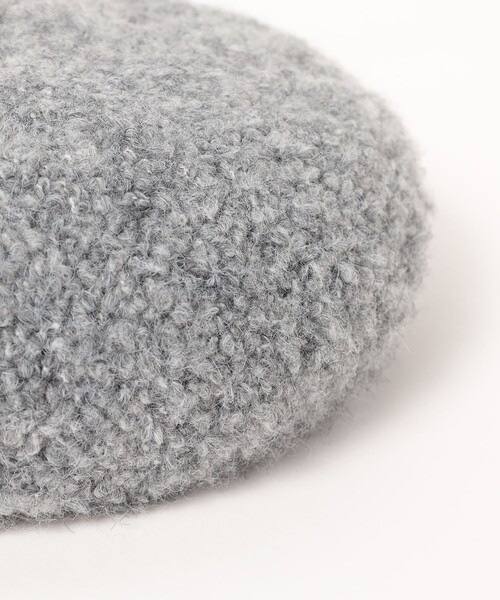 BEAMS mini（ビームスミニ）の「シープ ベレー帽 2024FW（ハンチング/ベレー帽・キッズ・ベージュ/ネイビー/ライトグレー・ONE SIZE）」の6枚目の写真