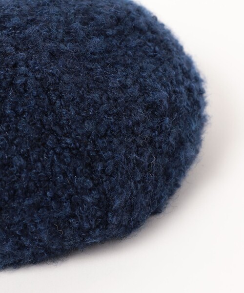 BEAMS mini（ビームスミニ）の「シープ ベレー帽 2024FW（ハンチング/ベレー帽・キッズ・ベージュ/ネイビー/ライトグレー・ONE SIZE）」の10枚目の写真