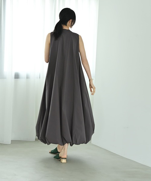 STYLE DELI（スタイルデリ）の「【BLK001】バルーンワンピース（ワンピース・レディース・スミクロ/グレー・FREE）」の14枚目の写真