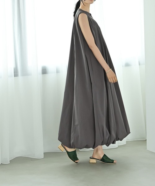 STYLE DELI（スタイルデリ）の「【BLK001】バルーンワンピース（ワンピース・レディース・スミクロ/グレー・FREE）」の18枚目の写真