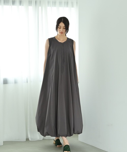 STYLE DELI（スタイルデリ）の「【BLK001】バルーンワンピース（ワンピース・レディース・スミクロ/グレー・FREE）」の19枚目の写真