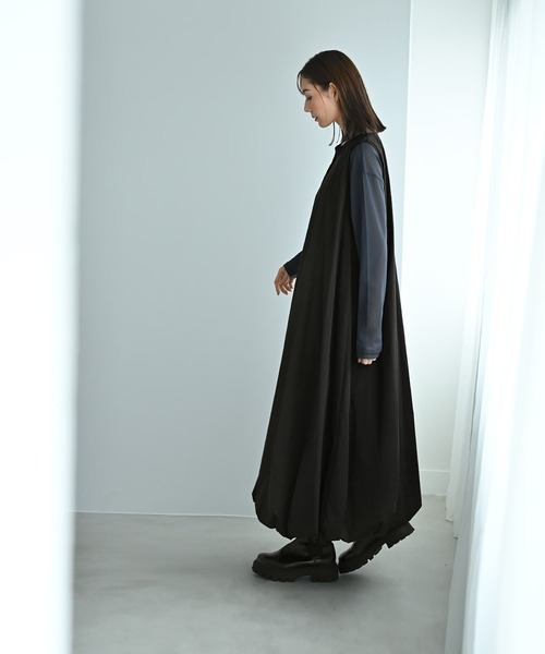 STYLE DELI（スタイルデリ）の「【BLK001】バルーンワンピース（ワンピース・レディース・スミクロ/グレー・FREE）」の21枚目の写真