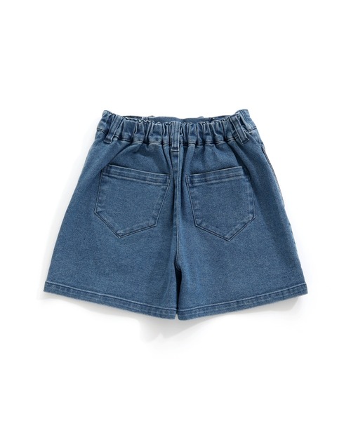 JENNI love(ジェニィラブ)の「【ウエスト調整可】レースアッププリーツデニムキュロット(デニムパンツ・キッズ・ブルー/ネイビー・160cm/150cm/140cm/130cm)」の15枚目の写真