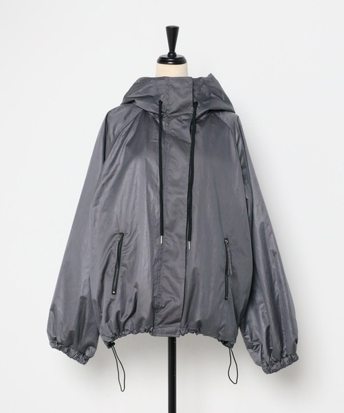 セール】【MINERTE】pearl taffeta mountain parka / パール