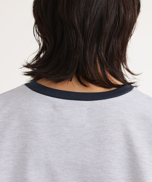 n'OrLABEL(ノアールレーベル)の「『袖ボリュームワンポイント刺繍スウェット』(スウェット・レディース・モカ/チャコールグレー/杢グレー/ダークパープル・FREE)」の18枚目の写真