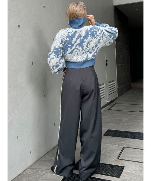 MURUA（ムルーア）の「ハーフジップフェザーニット（ニット/セーター・レディース・ブラック/ブルー/その他1/その他2/アイボリー・FREE）」の14枚目の写真