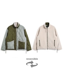 TAION（タイオン）の「【TAION(タイオン)】〈ユニセックス〉ミリタリー リバーシブル ハイネック ダウンジャケット（ダウンジャケット/コート）」