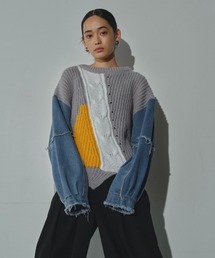 試着のみ　AIC. ダブルリボンオーバーサイズニット 10/31 12:00〜販売開始】 ダブルリボンオーバーサイズニット